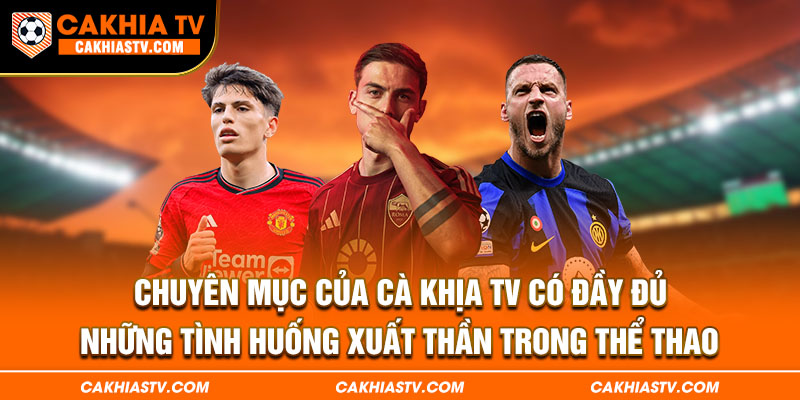 Chuyên mục của Cà Khịa TV có đầy đủ những tình huống xuất thần trong thể thao